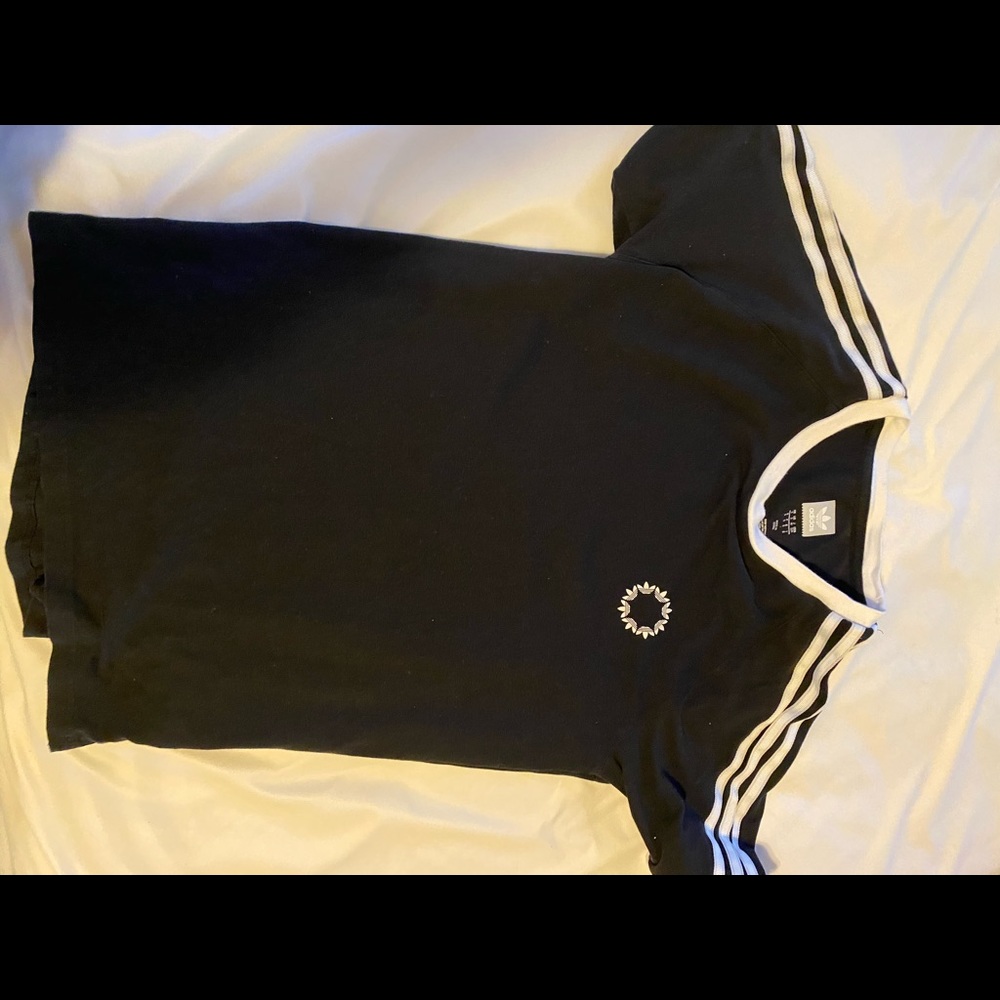 Adidas , black men’s shirt . Size small